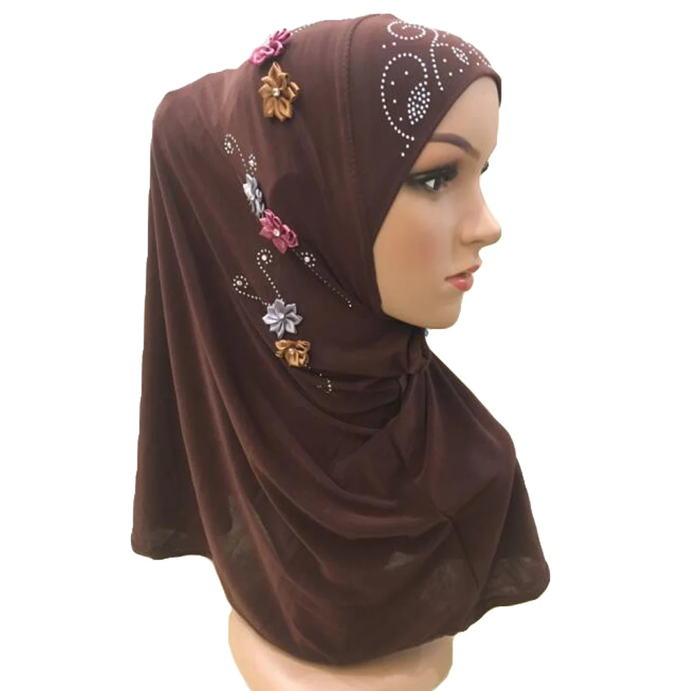 One Piece Amira Women Muslim Hijab Instant Headscarf Islamic Flower Head Cover Turban Headwrap Ramadan Shawls Pull On Khimar Hat
One Piece Amira Women Muslim Hijab Instant Headscarf Islamic Flower Head Cover Turban Headwrap Ramadan Shawls Pull On Khimar Hat