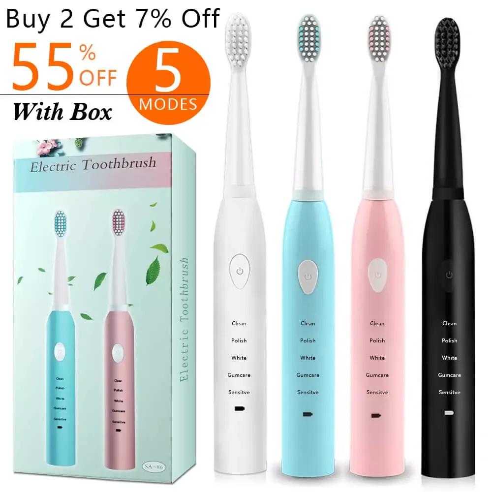 Home Ultrasonic Electric Toothbrush Rechargeable Dental Scaler Sonic Tooth Cleaner Portable Remover Stains Dentist Brush Head
Home Ultrasonic Electric Toothbrush Rechargeable Dental Scaler Sonic Tooth Cleaner Portable Remover Stains Dentist Brush Head