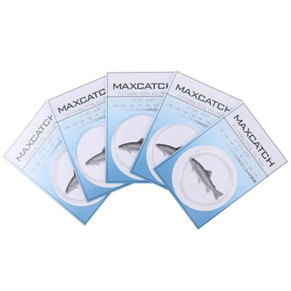 5pcs Fly Fishing Tapered Leader With Tied Loop Invisible Durable Nylon Fishing Accessories Tackle Tool
5pcs Fly Fishing Tapered Leader With Tied Loop Invisible Durable Nylon Fishing Accessories Tackle Tool