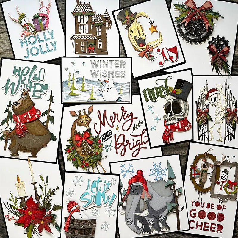 Winter Holiday Christmas Metal Cutting Dies For Diy Scrapbook/photo Album Decor Embossed Paper Cards 2023 New
Winter Holiday Christmas Metal Cutting Dies For Diy Scrapbook/photo Album Decor Embossed Paper Cards 2023 New