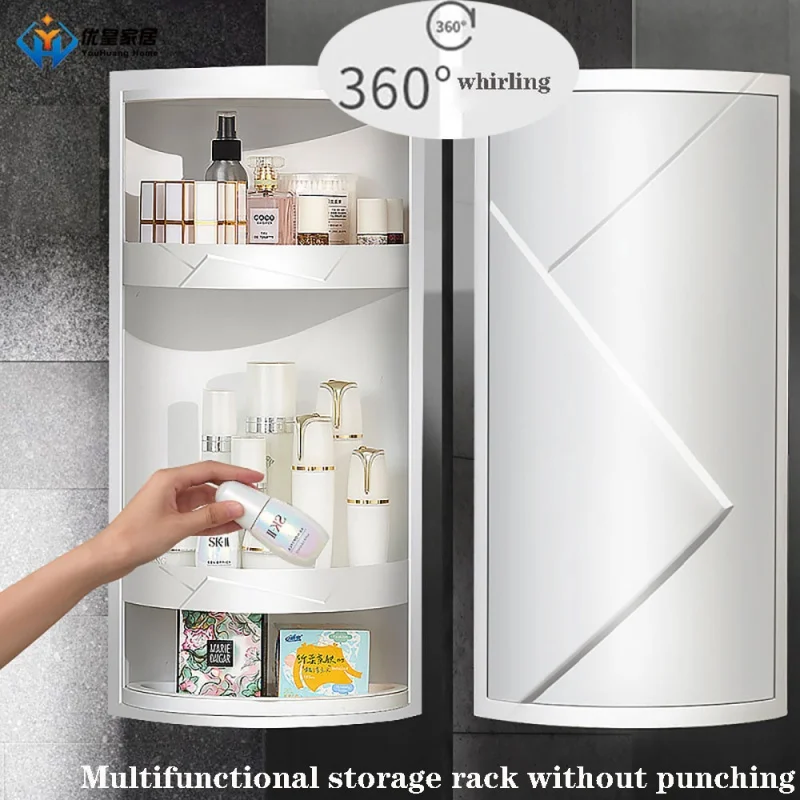 2Layer Bathroom Corner Storage 360 Rotating Wall-Mounted Shelf Shampoo Cosmetics Kitchen Household Bathroom Storage Accessories
2Layer Bathroom Corner Storage 360 Rotating Wall-Mounted Shelf Shampoo Cosmetics Kitchen Household Bathroom Storage Accessories