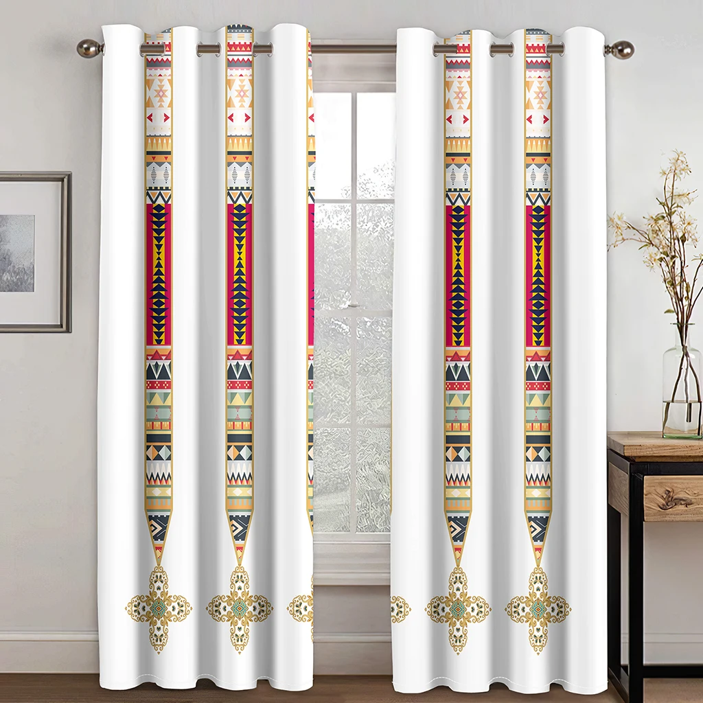 Ethiopian and Eritrean Traditional Curtains for Living Room Set Tilet Design High Quality Polyester Fabric Cortinas
Ethiopian and Eritrean Traditional Curtains for Living Room Set Tilet Design High Quality Polyester Fabric Cortinas
