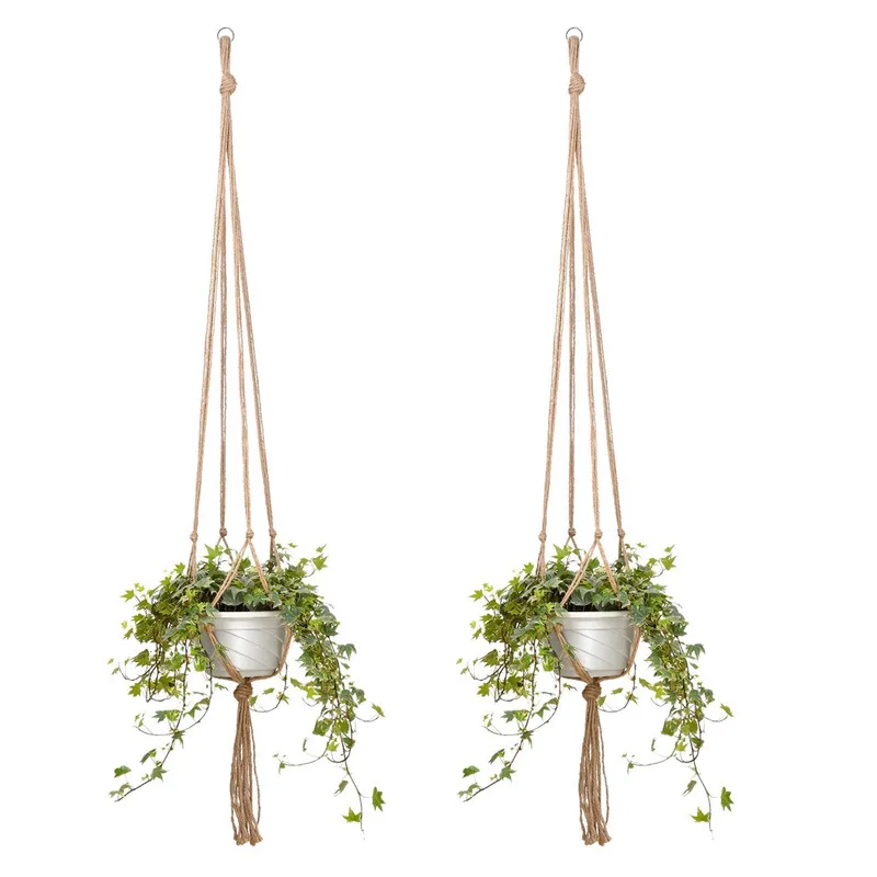 Handmade Plant Hanger Baskets Flower Pots Holder Balcony Hanging Decoration Knotted Lifting Rope Home Garden Supplies
Handmade Plant Hanger Baskets Flower Pots Holder Balcony Hanging Decoration Knotted Lifting Rope Home Garden Supplies