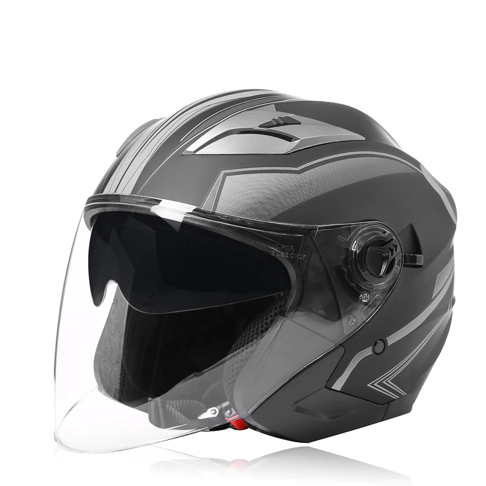 Одобренный DOT мотоциклетный шлем с открытым лицом и двойной линзой, крутой Casco Moto, четыре сезона, уличный модный шлем, шлем для скутера
Одобренный DOT мотоциклетный шлем с открытым лицом и двойной линзой, крутой Casco Moto, четыре сезона, уличный модный шлем, шлем для скутера