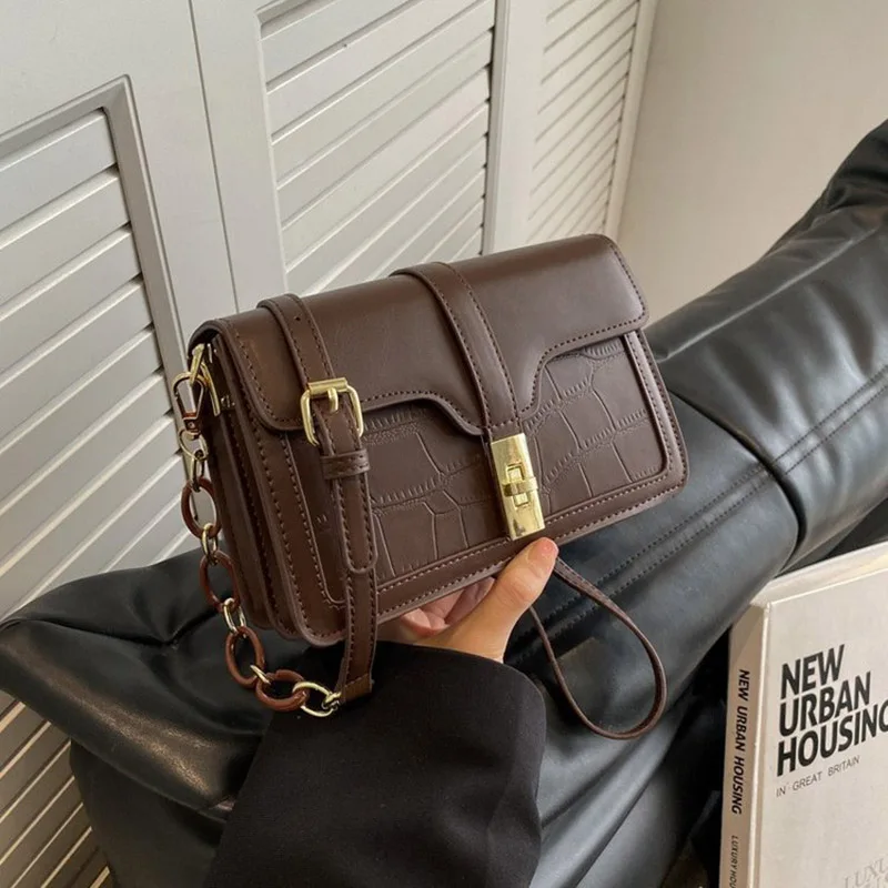 Brand Chain Shoulder Bag Stone pattern Leather Small Handbag And Purse 2023 New Fashion Women's Bag Square Flap Crossbody Bags
Brand Chain Shoulder Bag Stone pattern Leather Small Handbag And Purse 2023 New Fashion Women's Bag Square Flap Crossbody Bags