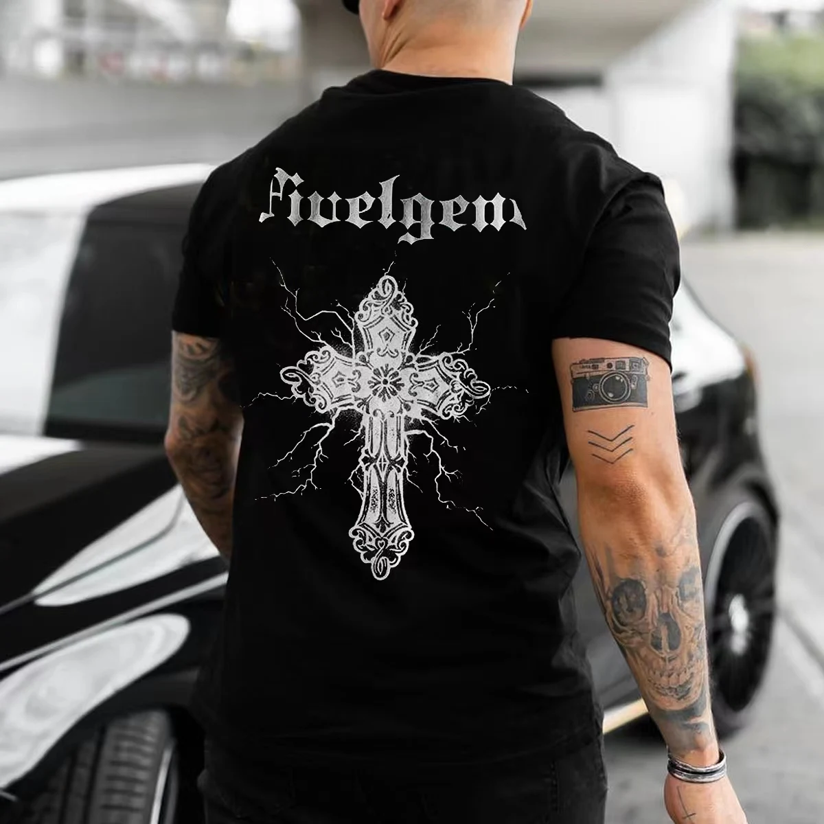 2022 Summer Street Style Cross Graphic Print Short Sleeve Mens T-shirts Casual Tops Tshirt
2022 Summer Street Style Cross Graphic Print Short Sleeve Mens T-shirts Casual Tops Tshirt