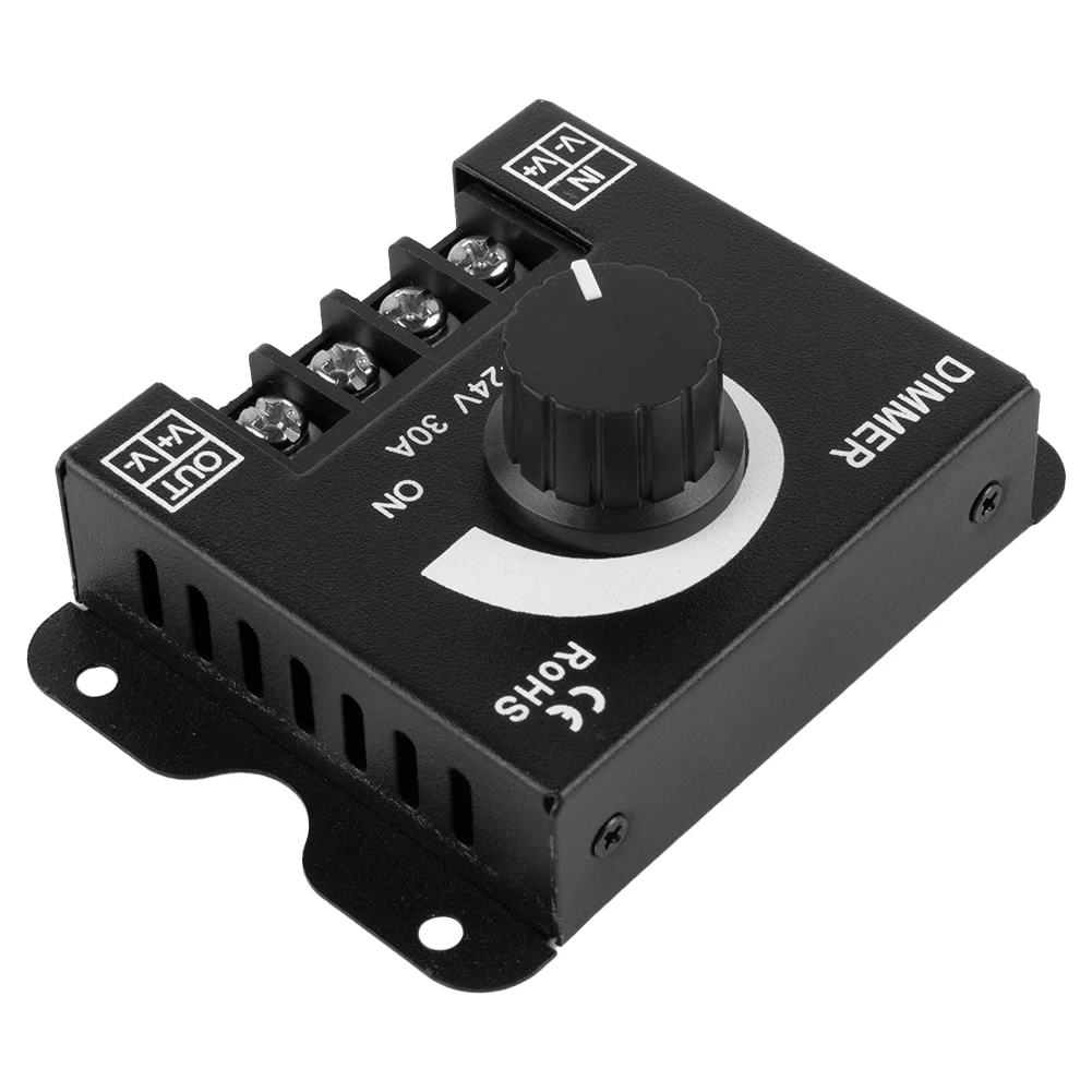 Brand New Dimmer Switch Dimming Controller -20℃~70℃ Adjustable Controller DC 12V-24V 30A For LED Strip Single Color
Brand New Dimmer Switch Dimming Controller -20℃~70℃ Adjustable Controller DC 12V-24V 30A For LED Strip Single Color