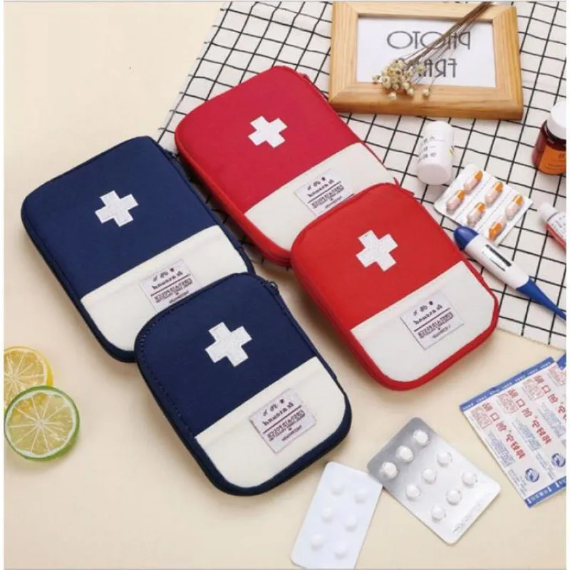 

Portable First Aid Medical Kit Travel Outdoor Camping Useful Mini Medicine Storage Bag Camping Emergency Survival Bag Pill Case