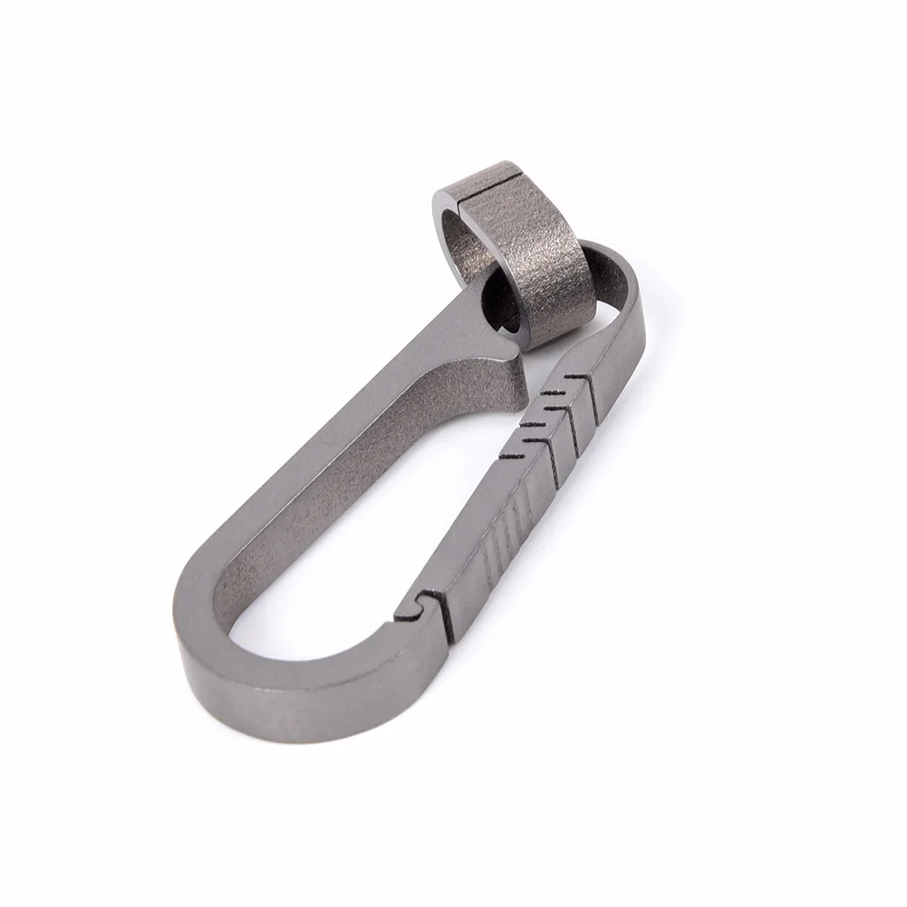 1pc Titanium Alloy DIY Keychains Car Key Waist Keychain Pendant Hanging 55mm Practical High Load Capacity 25KG
1pc Titanium Alloy DIY Keychains Car Key Waist Keychain Pendant Hanging 55mm Practical High Load Capacity 25KG