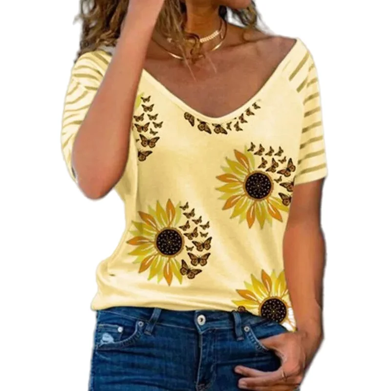Women's 2022 summer new T-shirt women's short sleeve printed Pullover Vintage casual T-shirt women's T-shirt
Women's 2022 summer new T-shirt women's short sleeve printed Pullover Vintage casual T-shirt women's T-shirt