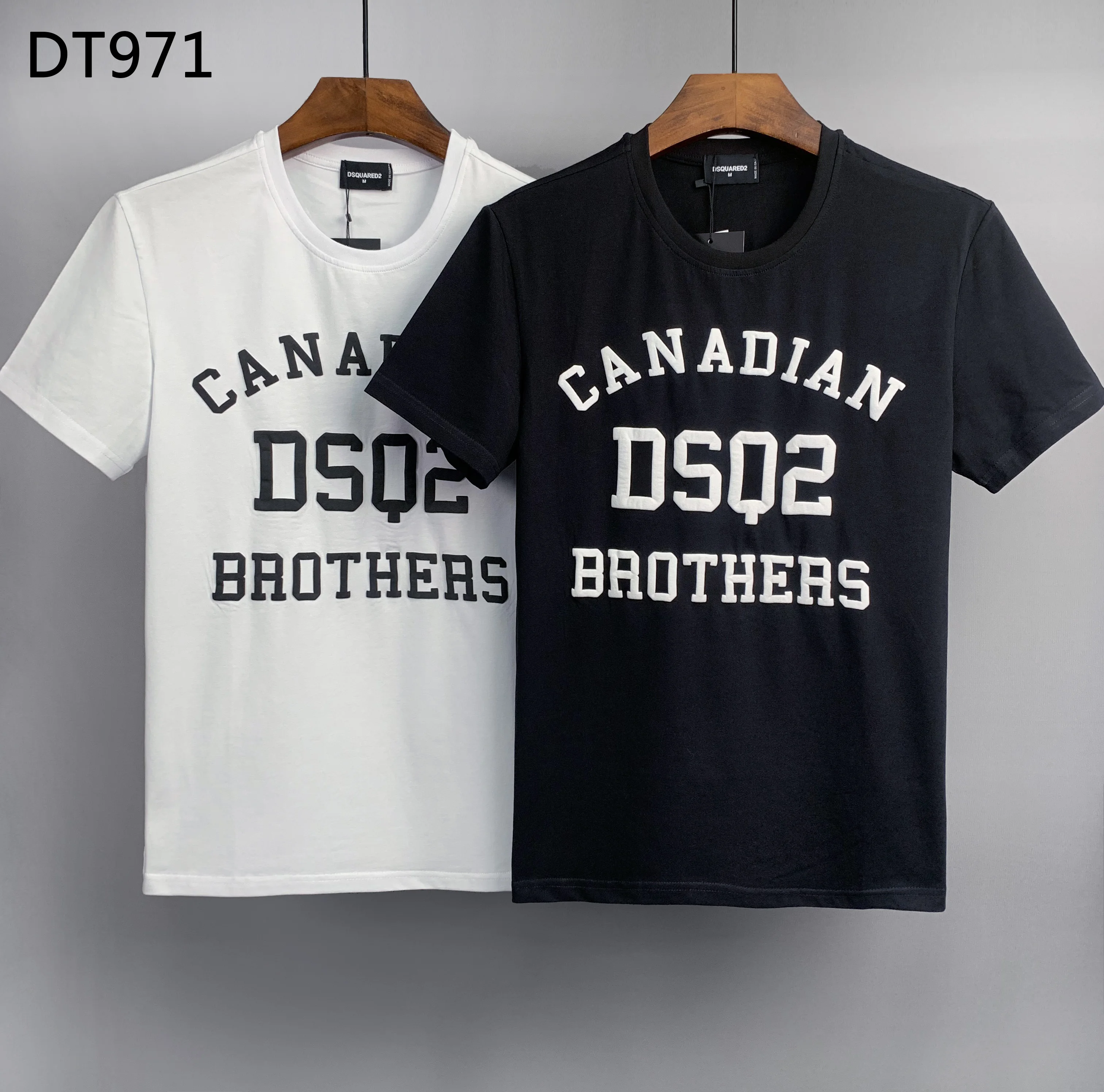 Men printed Dsquared2 cotton T-shirt new summer fashion Bodybuilding Fitness tops men's short-sleeved Comfortable tops
Men printed Dsquared2 cotton T-shirt new summer fashion Bodybuilding Fitness tops men's short-sleeved Comfortable tops
