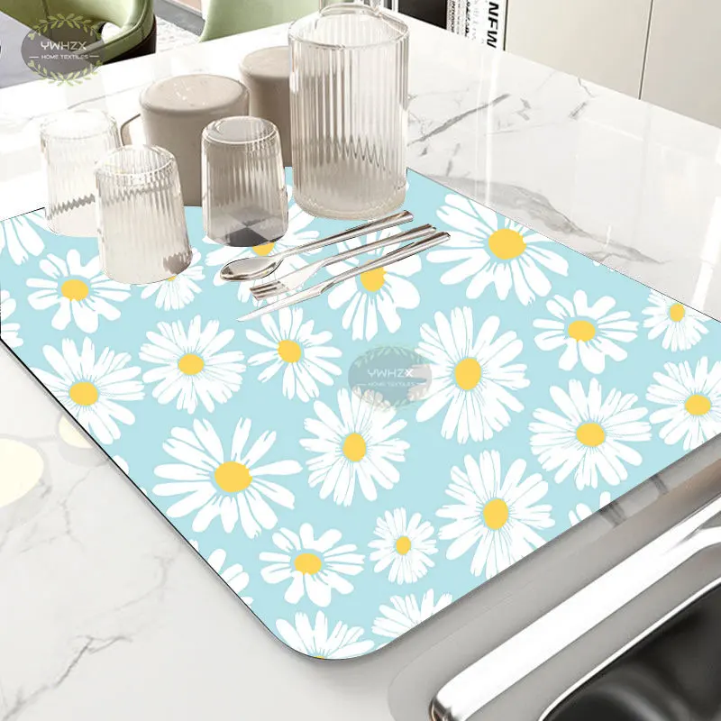 Kawaii Little Daisy Drain Pad Rubber Mat Diatomaceous Modern Minimalist Anti-Slip Adhesive-Protective Bathroom Drainage Rug
Kawaii Little Daisy Drain Pad Rubber Mat Diatomaceous Modern Minimalist Anti-Slip Adhesive-Protective Bathroom Drainage Rug
