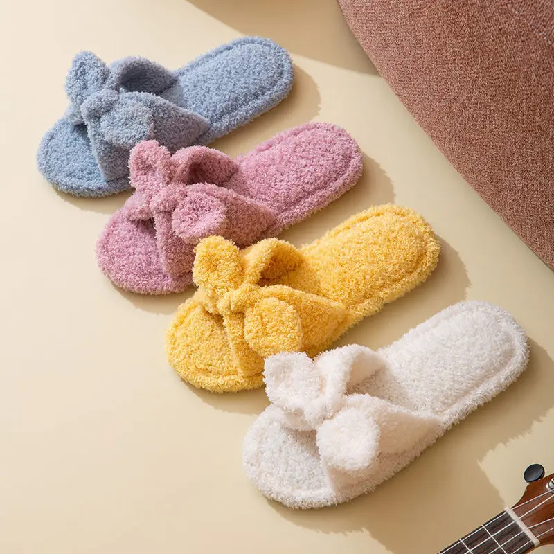 Japanese Fashion Home Slippers Net Red Niche Furry Women Wear New Flat Bottom Non-slip Indoor Fairy Cotton Slippers In Summer
Japanese Fashion Home Slippers Net Red Niche Furry Women Wear New Flat Bottom Non-slip Indoor Fairy Cotton Slippers In Summer