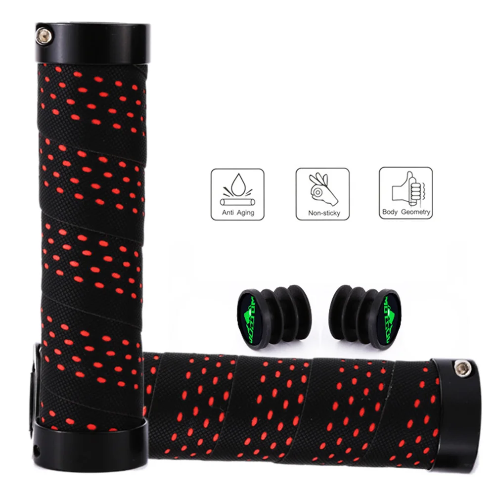 Bike Grips Mountain Bicycle MTB Handlebar Ergonomic Cycling Lock On Parts Kit PVC Stopper Soft Comfortable Bike Grips Bicicleta
Bike Grips Mountain Bicycle MTB Handlebar Ergonomic Cycling Lock On Parts Kit PVC Stopper Soft Comfortable Bike Grips Bicicleta