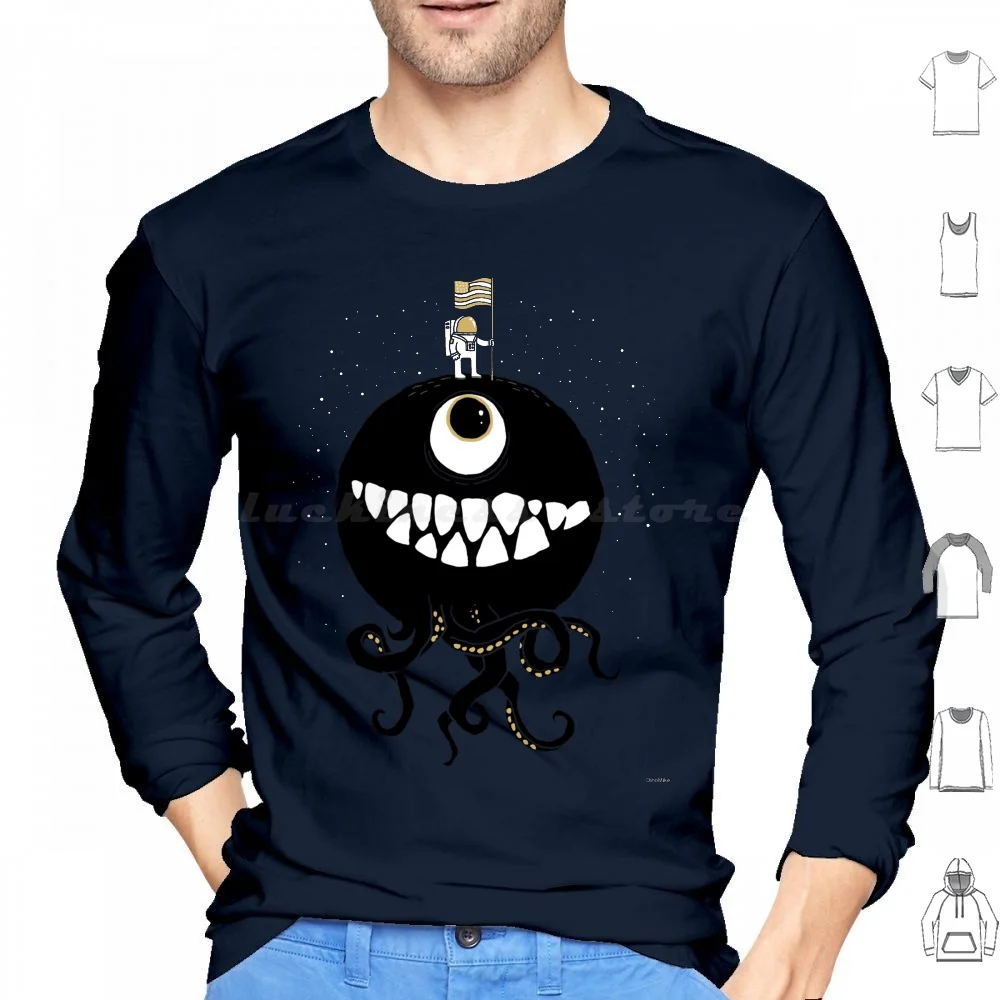 Space Oddity Hoodie cotton Long Sleeve Monster Space Tentacles Astronaut Stars Planet Sci Fi Horror Funny Cute Dinomike
Space Oddity Hoodie cotton Long Sleeve Monster Space Tentacles Astronaut Stars Planet Sci Fi Horror Funny Cute Dinomike