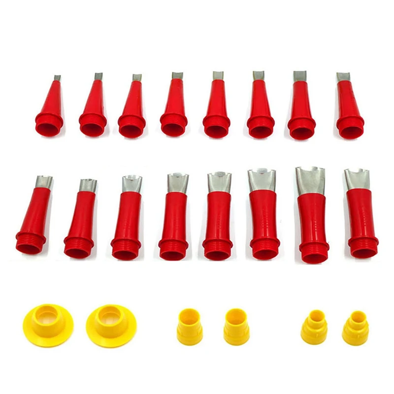 22Pcs Stainless Steel Caulk Nozzle Applicator Caulking Finisher Glue Silicone Sealant Finishing Tool Kitchen Bathroom
22Pcs Stainless Steel Caulk Nozzle Applicator Caulking Finisher Glue Silicone Sealant Finishing Tool Kitchen Bathroom