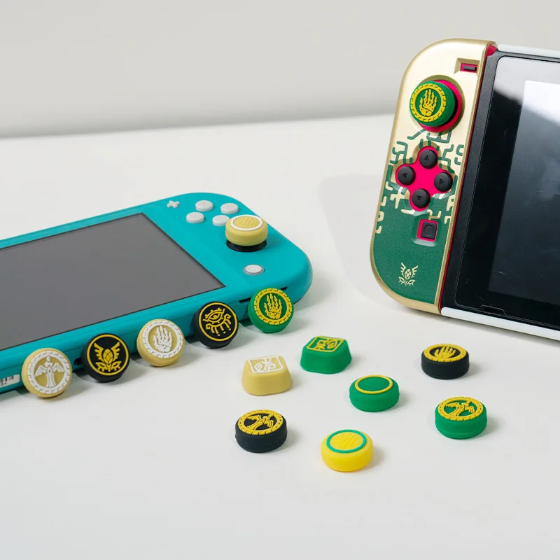 for nintendo Switch oled Kingdom of Zelda Tears Theme Rocker Hat ns/led/lite Soft Silicone Rocker Hat button caps Switch lite
for nintendo Switch oled Kingdom of Zelda Tears Theme Rocker Hat ns/led/lite Soft Silicone Rocker Hat button caps Switch lite