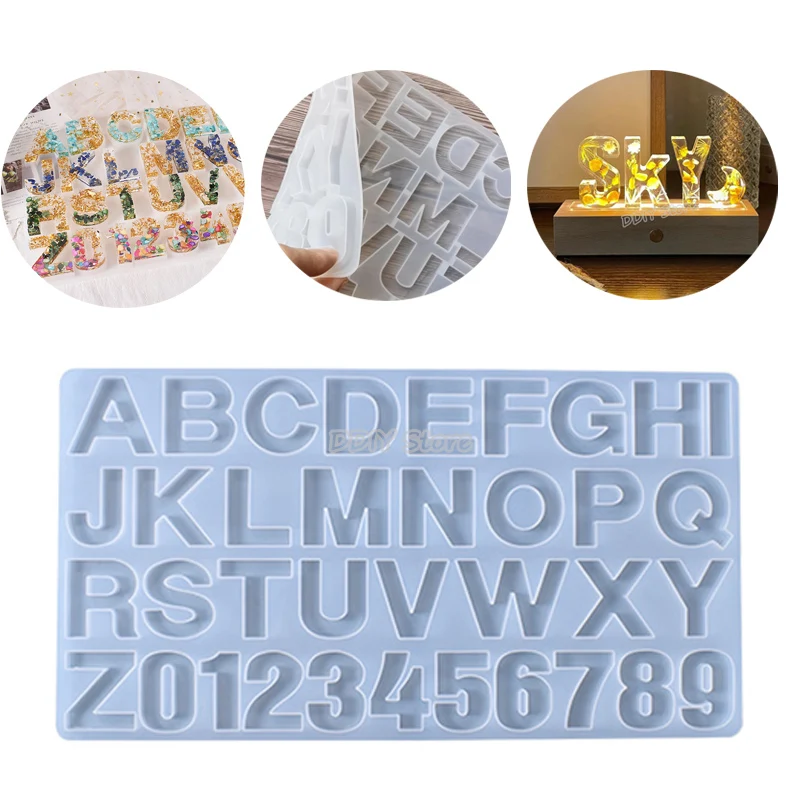 Большая/маленькая буквенно-цифровая силиконовая форма «сделай сам», Прозрачная форма из эпоксидной смолы для цветов, высушенная форма, Цве...
Большая/маленькая буквенно-цифровая силиконовая форма «сделай сам», Прозрачная форма из эпоксидной смолы для цветов, высушенная форма, Цве...