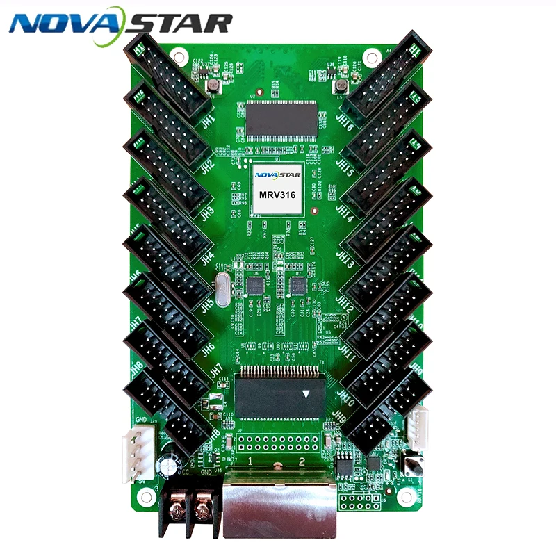 Оригинальный полноцветный светодиодный дисплей Novastar MRV316 карта управления 16 интерфейсов HUB75 высокое обновление
Оригинальный полноцветный светодиодный дисплей Novastar MRV316 карта управления 16 интерфейсов HUB75 высокое обновление