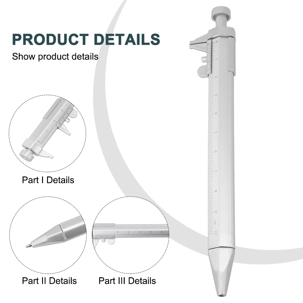 1pc 0-100mm Vernier Caliper Pen Multifunction Gel Ink Pen Plastic Student Stationery Gift Vernier Caliper Measuring Tools
1pc 0-100mm Vernier Caliper Pen Multifunction Gel Ink Pen Plastic Student Stationery Gift Vernier Caliper Measuring Tools