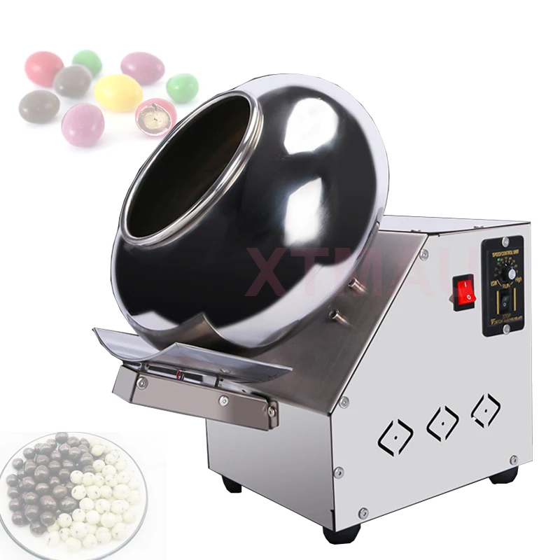 

Small Automatic Nuts Candy Sugar Chocolate Peanut Almond Sugar Pharmaceutical Tablet Nano Film Coating Pan Machines Coater