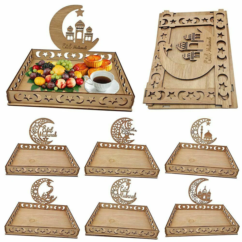 Eid Mubarak Home Decor Wooden Fruit Food Tray Ornament Islamic Muslim Party Decoration Pendant Ramadan Kareem Gifts Eid Al Adha
Eid Mubarak Home Decor Wooden Fruit Food Tray Ornament Islamic Muslim Party Decoration Pendant Ramadan Kareem Gifts Eid Al Adha