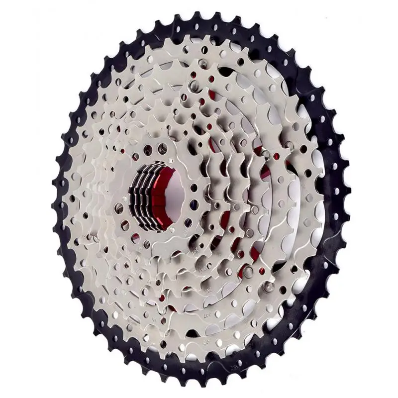 9Speed 11-46T Bicycle Cassette Freewheel Steel Efficient Hollow Durable Mountain Road MTB Bike Part Sprocket Cycling Accessories
9Speed 11-46T Bicycle Cassette Freewheel Steel Efficient Hollow Durable Mountain Road MTB Bike Part Sprocket Cycling Accessories