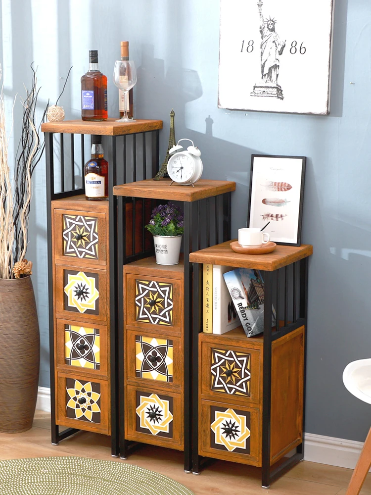 American-Style Solid Wood Storage Cabinet Vintage Chest of Drawers Home Wall Narrow Side Cabinet Gap Storage Rack
American-Style Solid Wood Storage Cabinet Vintage Chest of Drawers Home Wall Narrow Side Cabinet Gap Storage Rack