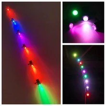 free shipping new led lamp flying kite line led kites accessories night led light so shinning can hang on line acrobatic kite