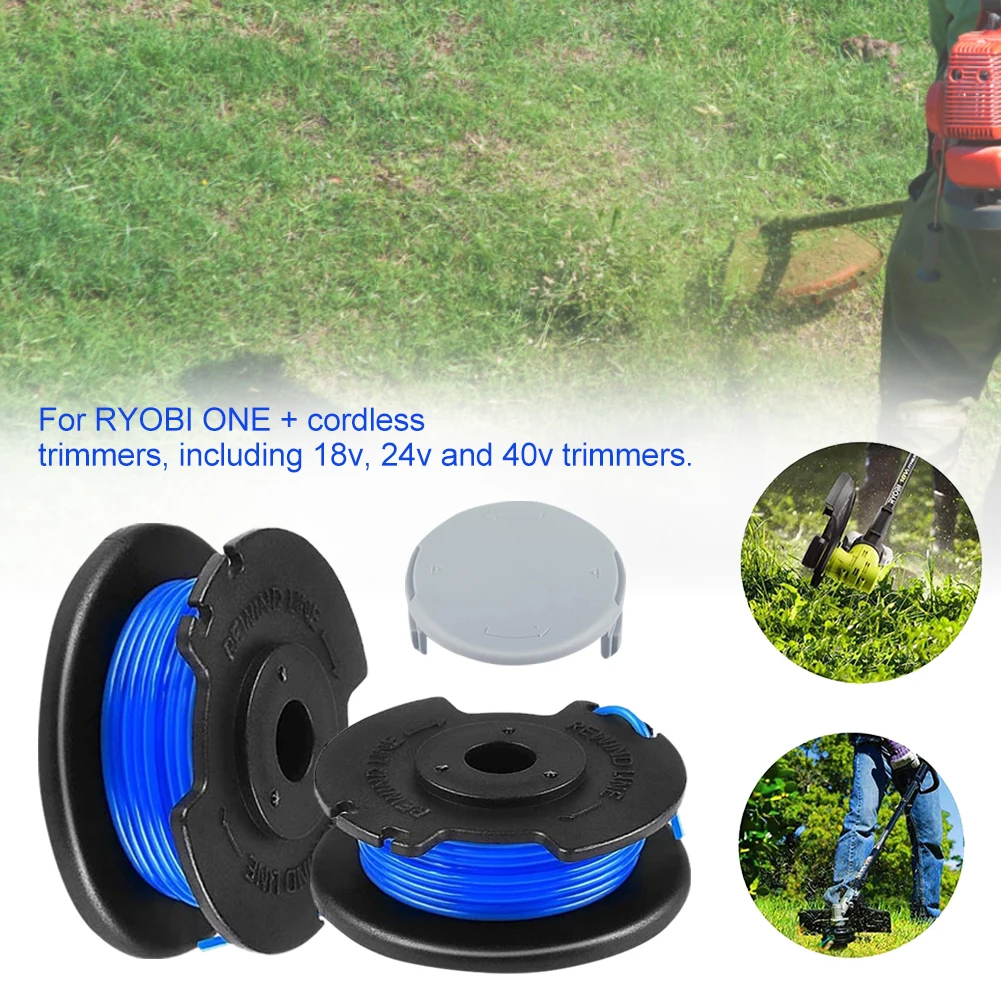 Trimmer Spool Line for Ryobi One Plus AC14RL3A 18V 24V 40V Auto-Feed Wireless Weeder Spool Replacement Trimmer Line With Cover
Trimmer Spool Line for Ryobi One Plus AC14RL3A 18V 24V 40V Auto-Feed Wireless Weeder Spool Replacement Trimmer Line With Cover