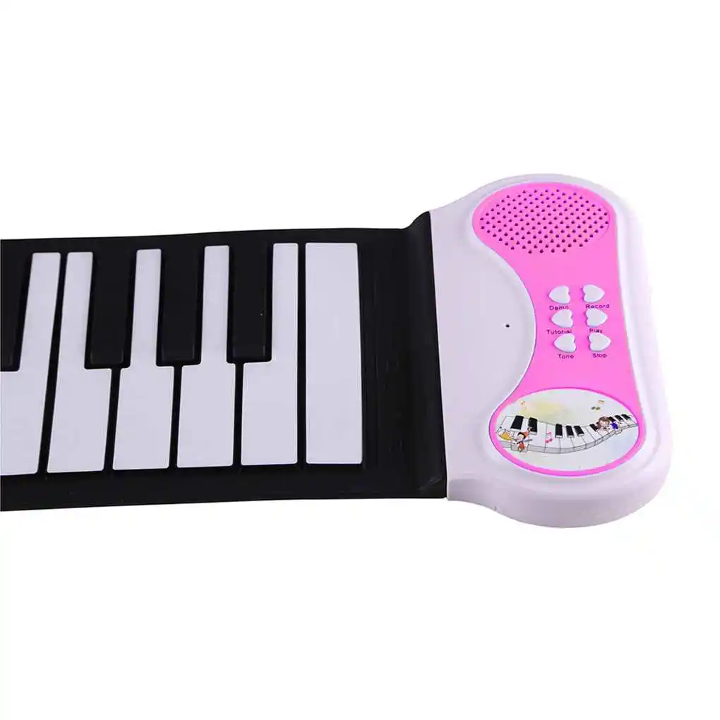 Portable 37-Keys Mini Roll Up Flexible Electronic Digital Music Keyboard Piano Built-in Speaker Foldable
Portable 37-Keys Mini Roll Up Flexible Electronic Digital Music Keyboard Piano Built-in Speaker Foldable
