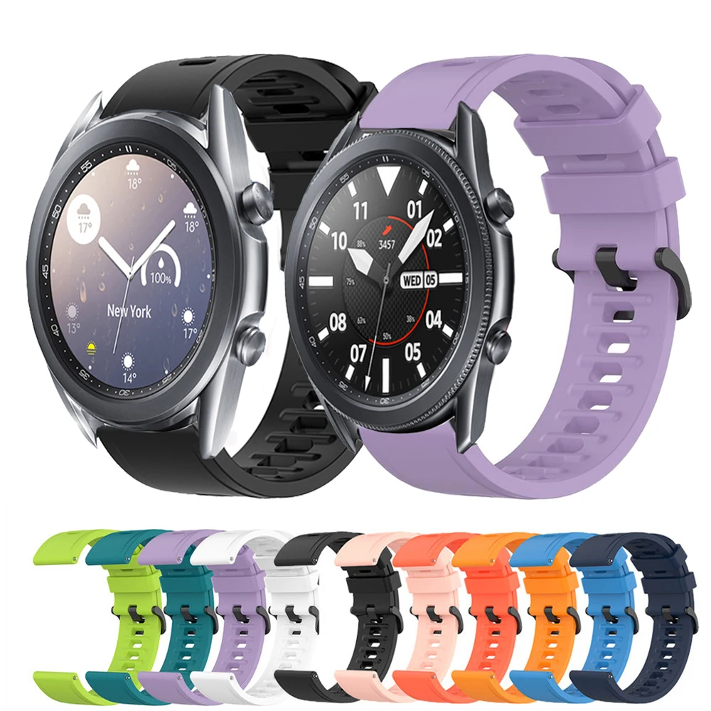 Ремешок силиконовый для смарт-часов Samsung Galaxy 3, браслет для Galaxy 4 40 мм 44 мм/Gear S3/Amazfit GTR 2 3, 20 мм 22 мм
Ремешок силиконовый для смарт-часов Samsung Galaxy 3, браслет для Galaxy 4 40 мм 44 мм/Gear S3/Amazfit GTR 2 3, 20 мм 22 мм