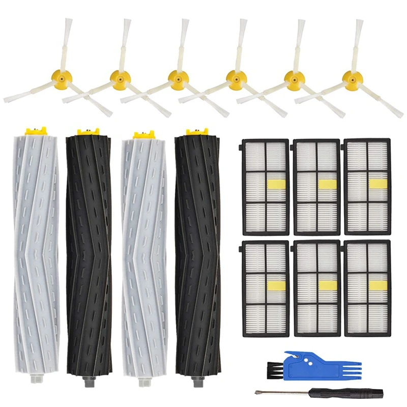 Replacement Parts Accessories Compatible For Irobot Roomba 800 Series 850 860 861, Roller Brush, Side Brushes, Filters
Replacement Parts Accessories Compatible For Irobot Roomba 800 Series 850 860 861, Roller Brush, Side Brushes, Filters