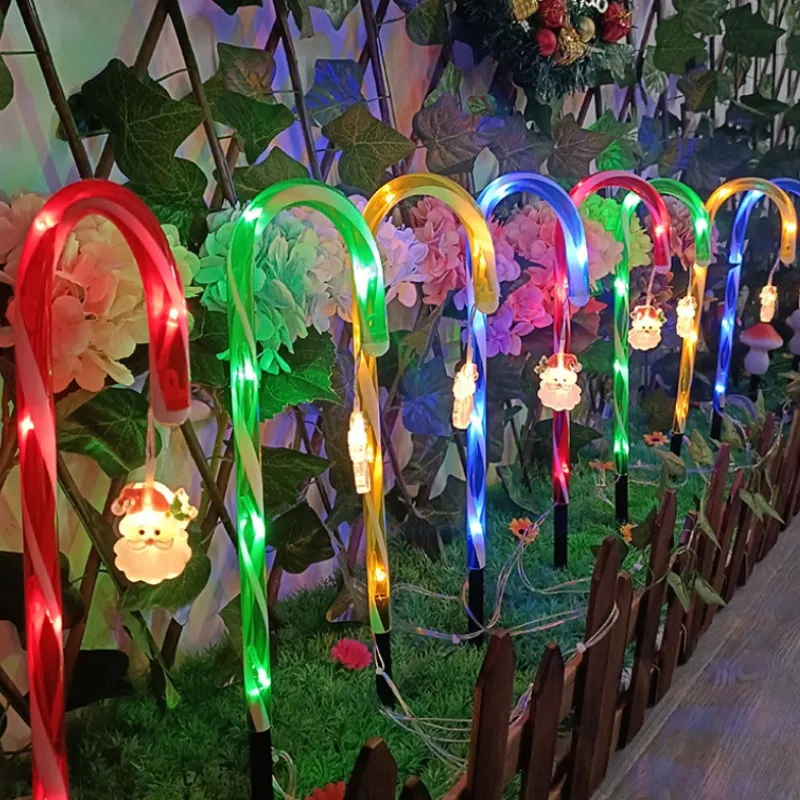 Christmas Landscape Lights Solar Power Santa Candy Cane Lights Waterproof Solar Star Energy Saving Garden Pathway Yard Lawn
Christmas Landscape Lights Solar Power Santa Candy Cane Lights Waterproof Solar Star Energy Saving Garden Pathway Yard Lawn