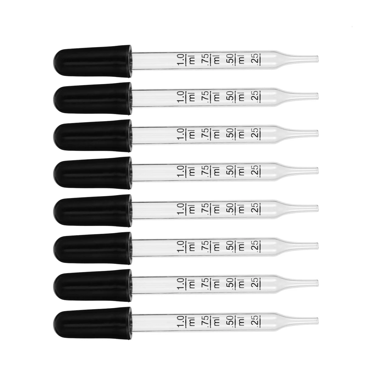 1ML Glass Dropper Set- Graduated Transfer Pipettes with Scale/ Straight Pipette with Cap for School Laboratory Home, 20pcs Cam
1ML Glass Dropper Set- Graduated Transfer Pipettes with Scale/ Straight Pipette with Cap for School Laboratory Home, 20pcs Cam