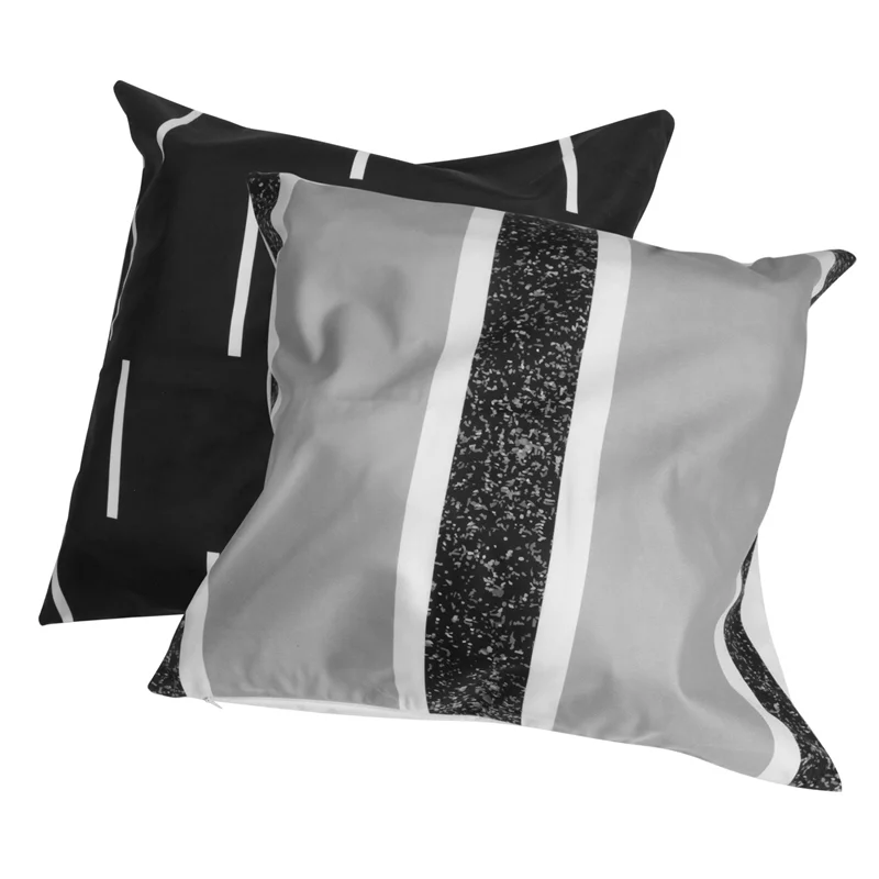 18X18 Inch Modern Design Short Plush Black White Geometric Faux Leather Set (18 inch X 18 inch)
18X18 Inch Modern Design Short Plush Black White Geometric Faux Leather Set (18 inch X 18 inch)