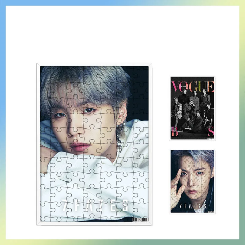 1Pcs Kpop Bangtan Boys Puzzle New 7FATES Acrylic Transparent Figures Standing Desktop Small Station Gifts Fans Collection SUGA V
1Pcs Kpop Bangtan Boys Puzzle New 7FATES Acrylic Transparent Figures Standing Desktop Small Station Gifts Fans Collection SUGA V