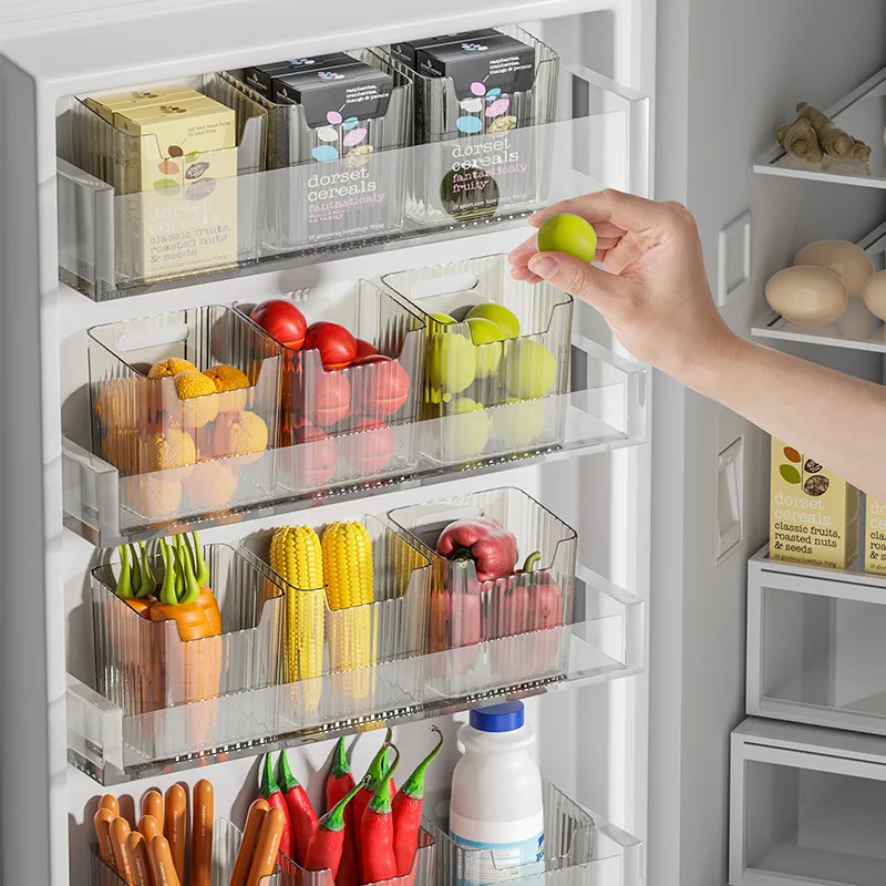 Refrigerator side door storage box special onion ginger garlic fresh-keeping box frozen storage finishing storage small box
Refrigerator side door storage box special onion ginger garlic fresh-keeping box frozen storage finishing storage small box