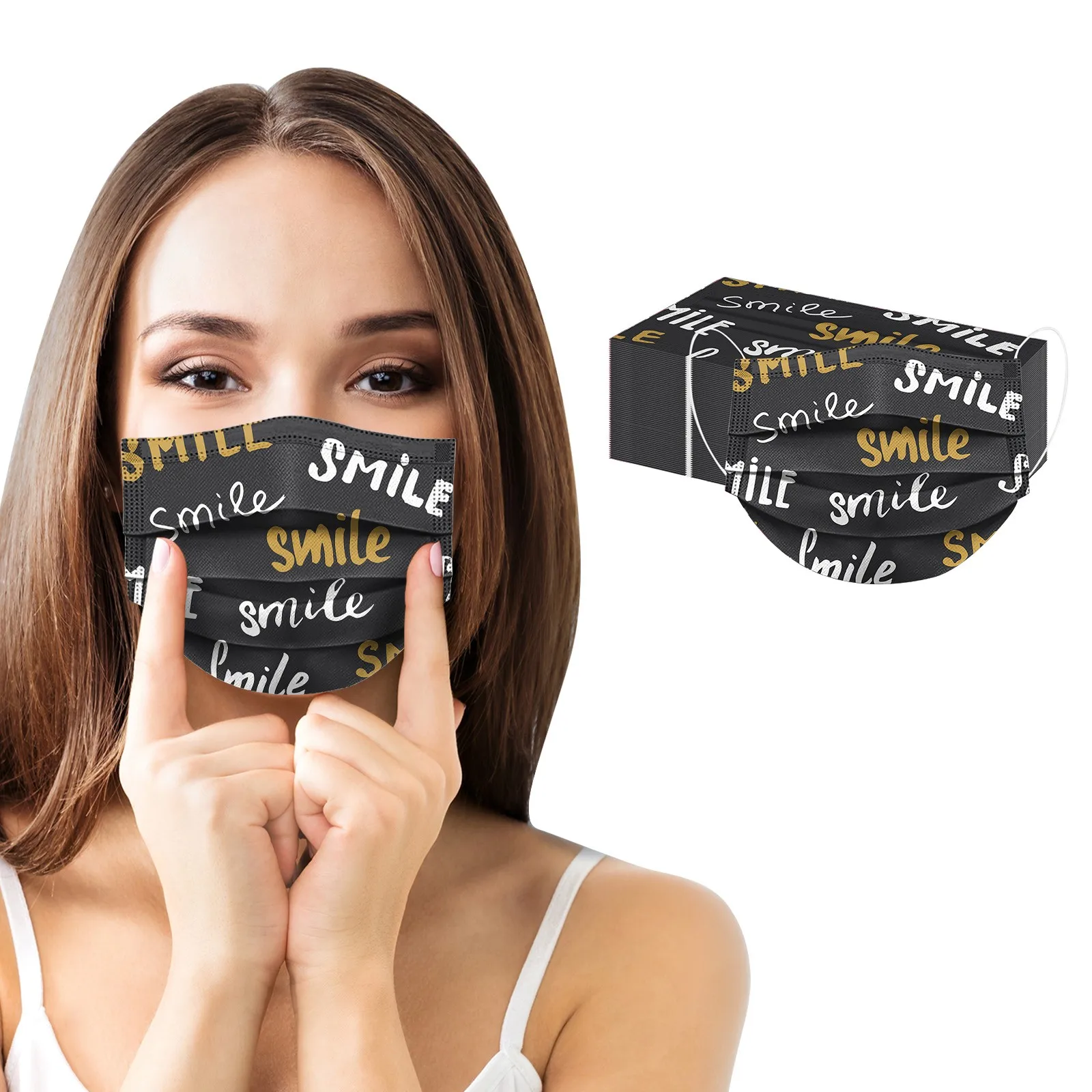 50pcs Mouth Cover For Smile Print Face Mask Reusable Washable Safetys Masks Adult cubre bocas Mascarillas Face mouth shield mask
50pcs Mouth Cover For Smile Print Face Mask Reusable Washable Safetys Masks Adult cubre bocas Mascarillas Face mouth shield mask