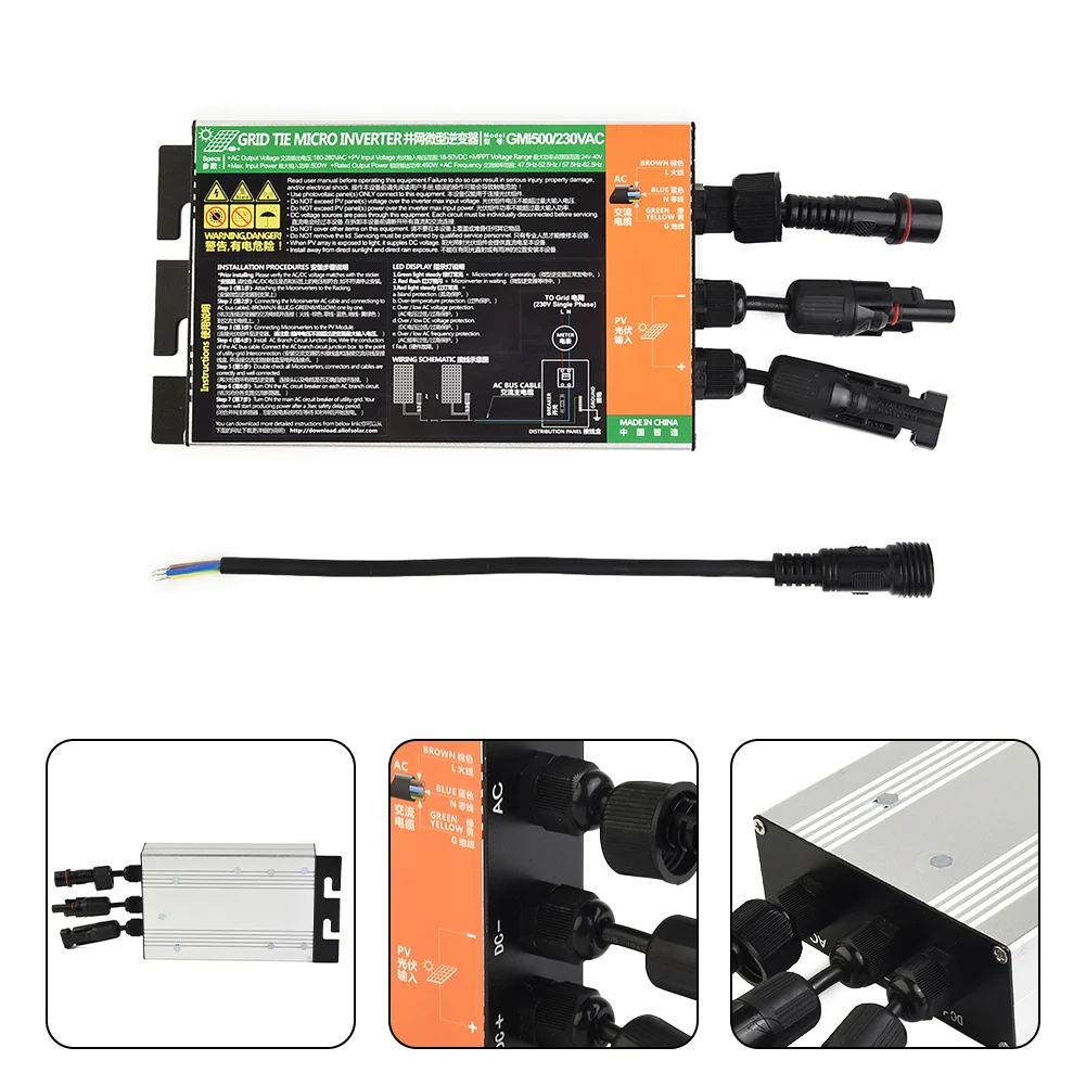 1pcs 500/600/700W Solar Inverter Pure Sine MPPT Grid Tie DC18-50V Wave Inverter Grid Tie Inverter DC Output
1pcs 500/600/700W Solar Inverter Pure Sine MPPT Grid Tie DC18-50V Wave Inverter Grid Tie Inverter DC Output