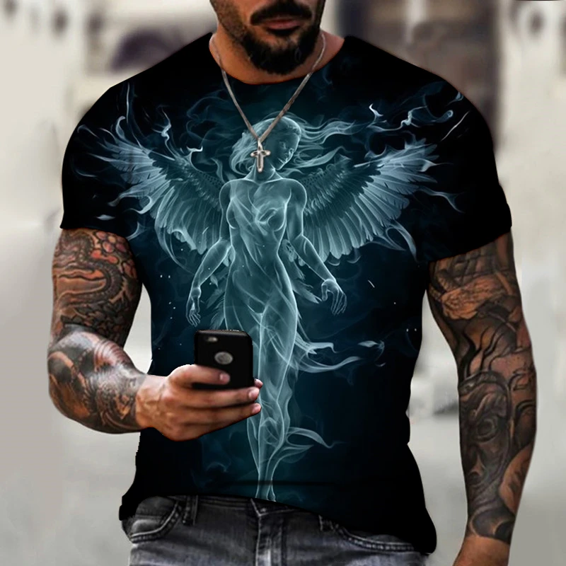 2023 Summer Lion Fight Beast Beast Fierce Lion 'Wolf 3D T-shirt New Summer Men's Large Short Sleeve Black and White Design
2023 Summer Lion Fight Beast Beast Fierce Lion 'Wolf 3D T-shirt New Summer Men's Large Short Sleeve Black and White Design