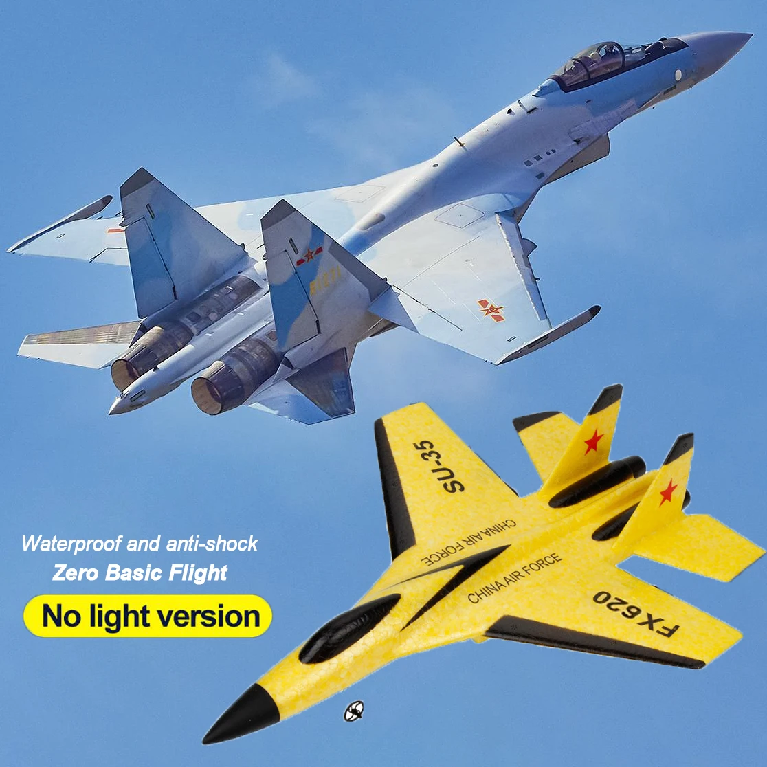 Brand New SU-35 Remote Control Combat Aircraft 2.4G Remote Control Fighter Glider EPP Foam Anti-collision Toy Children's Gift
Brand New SU-35 Remote Control Combat Aircraft 2.4G Remote Control Fighter Glider EPP Foam Anti-collision Toy Children's Gift