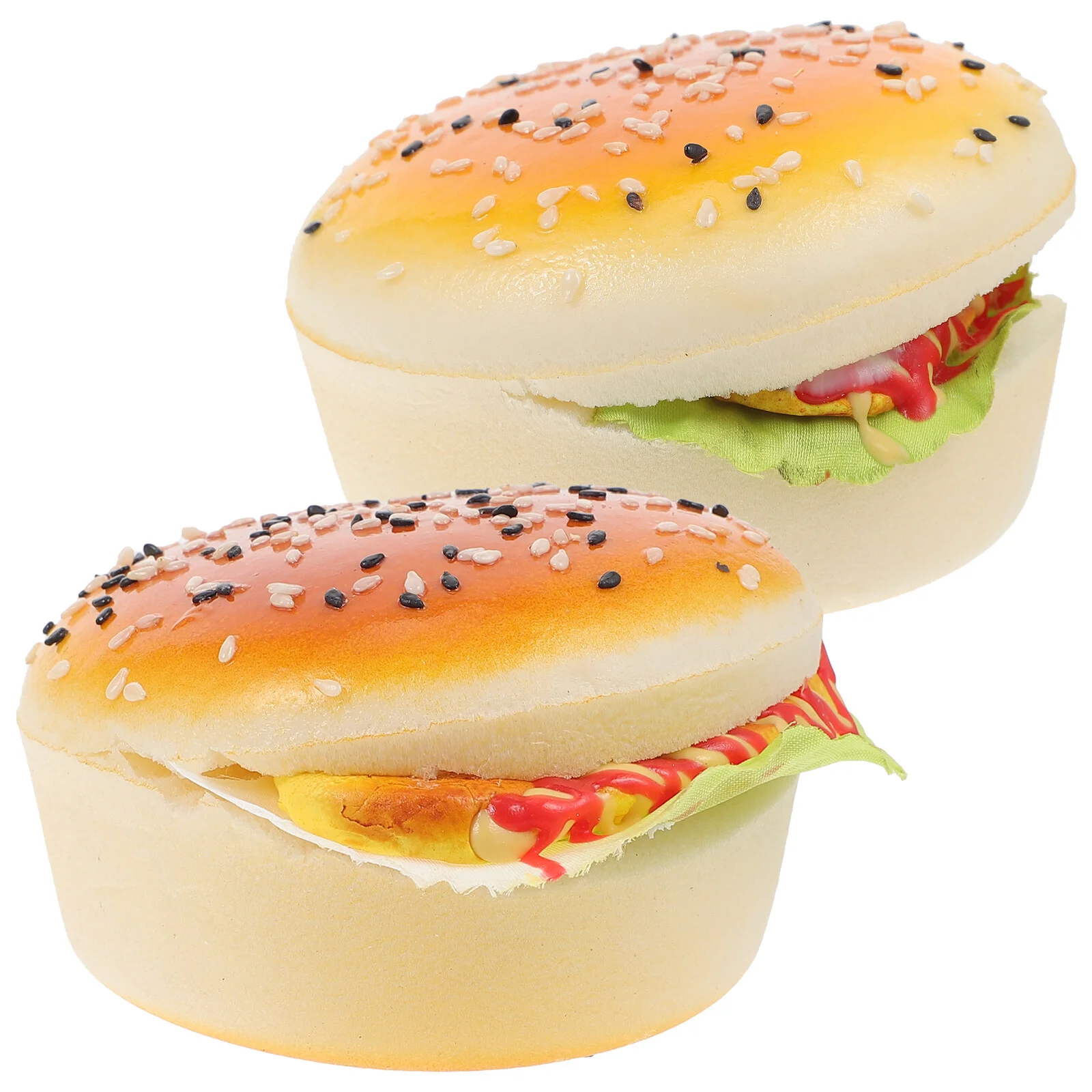 Display Simulation Burger Models Fake Bread Shop Decors Photo Props Food Artificial
Display Simulation Burger Models Fake Bread Shop Decors Photo Props Food Artificial
