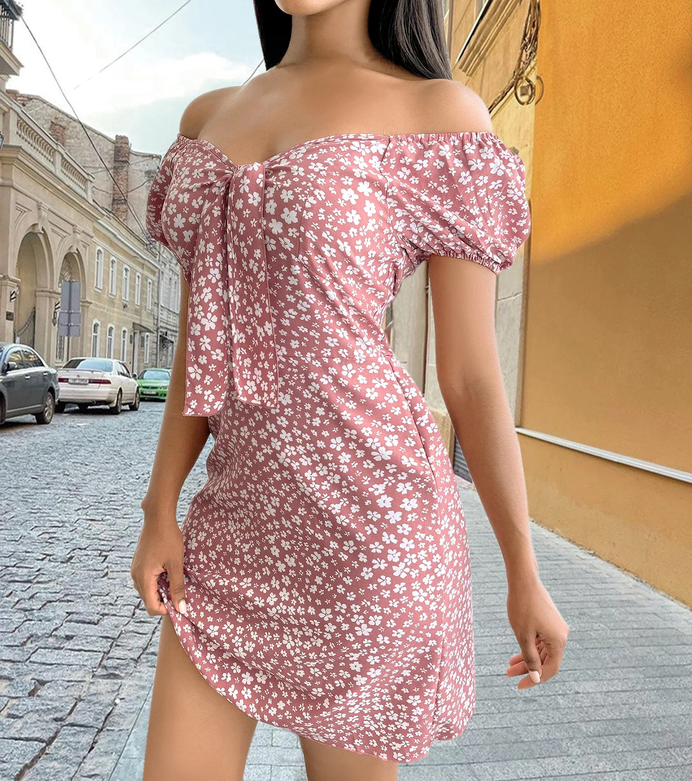 2022 Summer New Print Dress for Pregnant Women V-neck Backless Dress White
2022 Summer New Print Dress for Pregnant Women V-neck Backless Dress White