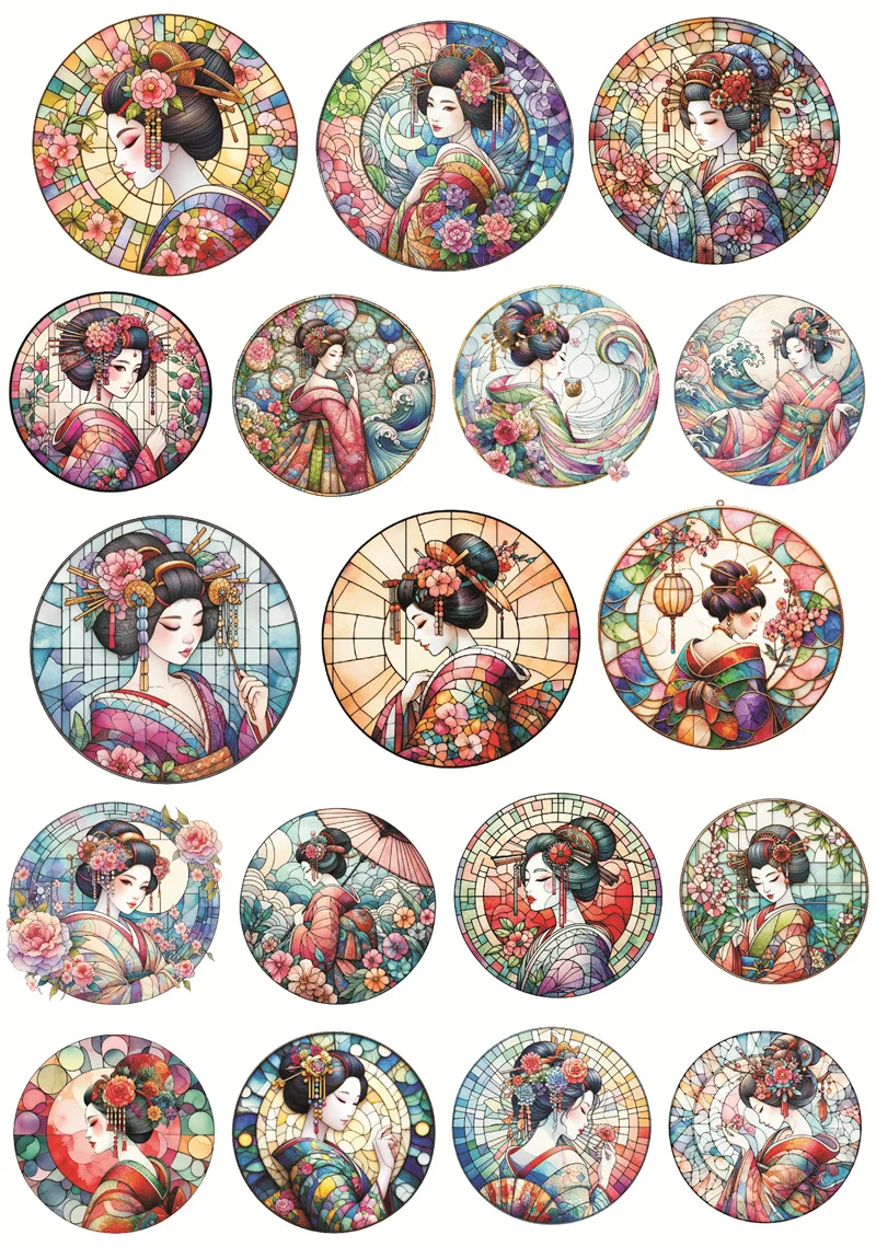 Цветные стеклянные наклейки BLINGIRD 
Цветные стеклянные наклейки BLINGIRD