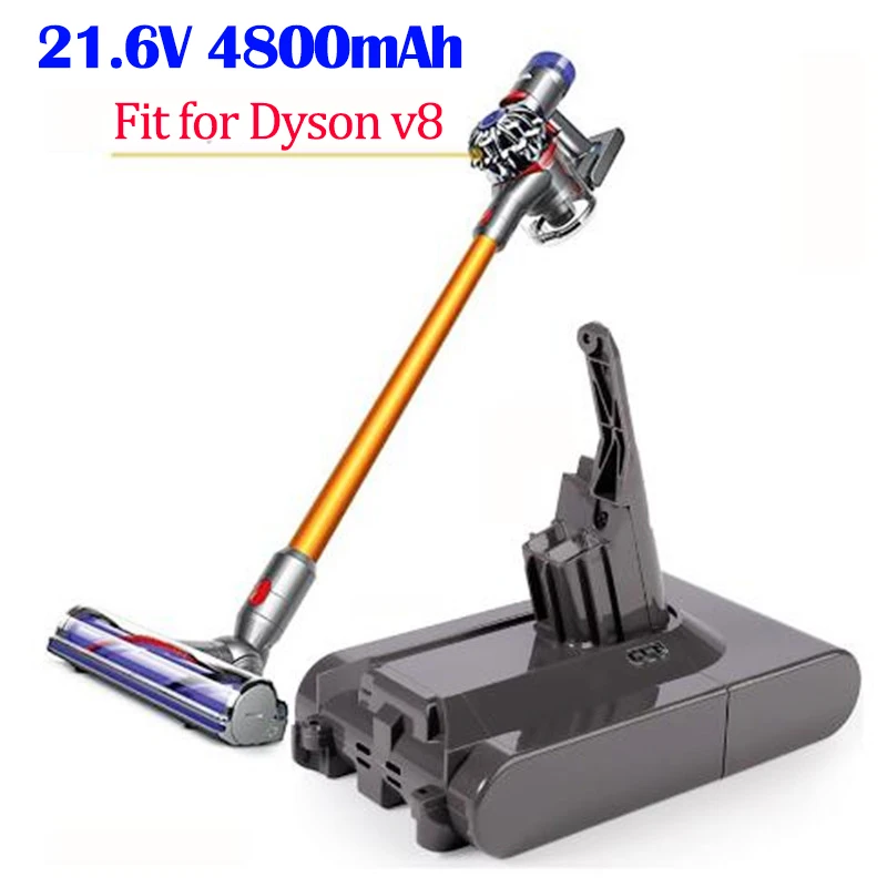 New 4800mAh 21.6V Battery For Dyson V8 Battery for Dyson V8 Absolute /Fluffy/Animal/ Li-ion Vacuum Cleaner rechargeable Batter
New 4800mAh 21.6V Battery For Dyson V8 Battery for Dyson V8 Absolute /Fluffy/Animal/ Li-ion Vacuum Cleaner rechargeable Batter