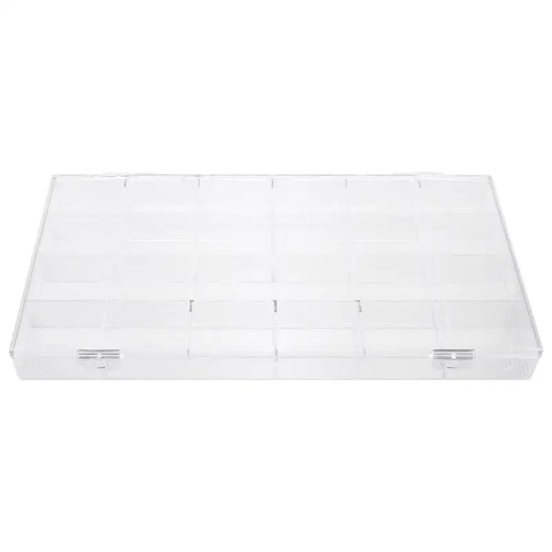 Nail Ornament Clear Plastic 24 Slots Storage Box Nail Art Rhinestone Tools Jewelry Beads Display Storage Box Refillable Bottles
Nail Ornament Clear Plastic 24 Slots Storage Box Nail Art Rhinestone Tools Jewelry Beads Display Storage Box Refillable Bottles