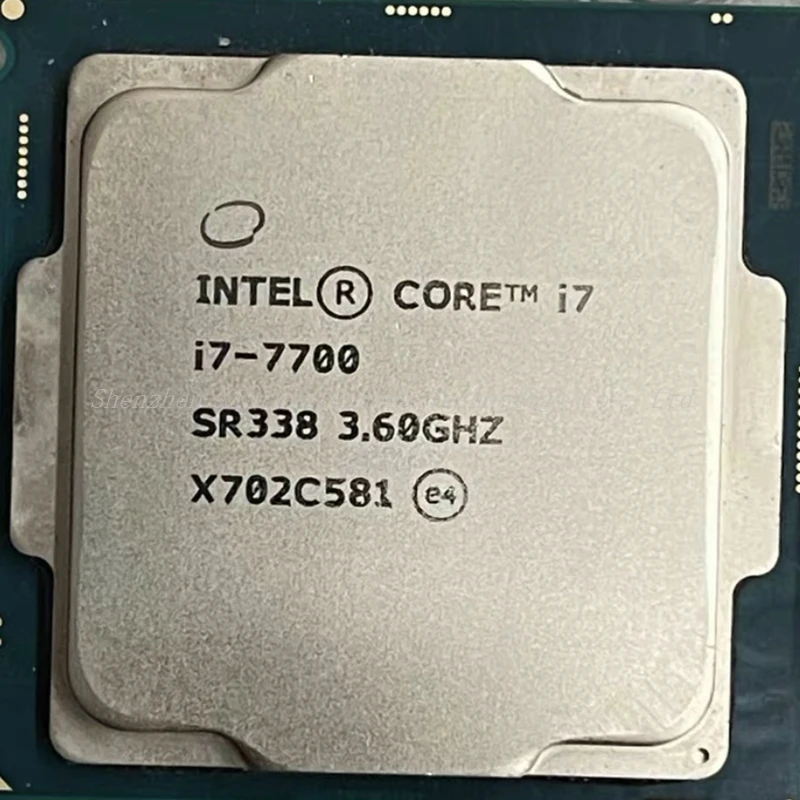 

Intel Core i7-7700 i7 7700 3.6 GHz Used Quad-Core Eight-Thread CPU Processor 8M 65W LGA 1151