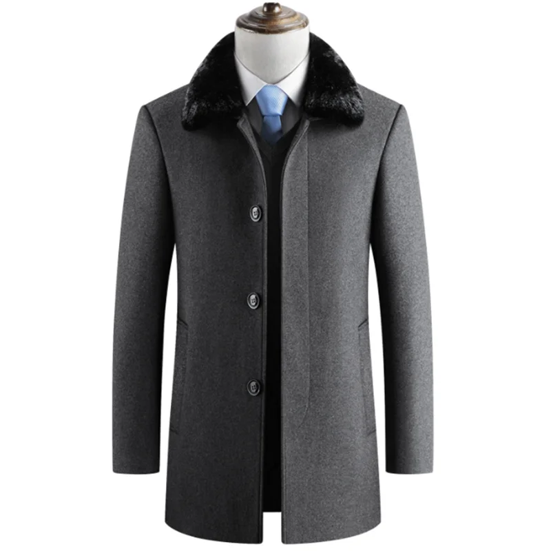 Middle-aged And Elderly Men In Autumn And Winter Thicken Business Casual Casaco Masculino Lanas Slim Fit Sobretudo Fashion 2020
Middle-aged And Elderly Men In Autumn And Winter Thicken Business Casual Casaco Masculino Lanas Slim Fit Sobretudo Fashion 2020