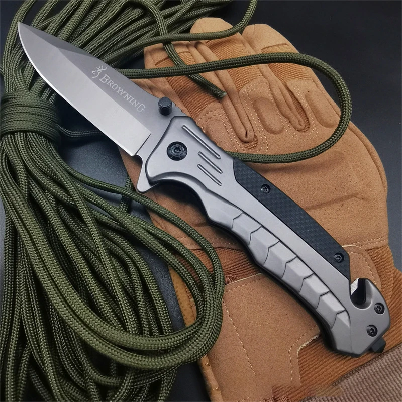 Browning Tactical Folding Knife Survival Multi-functional Self-Defense EDC Tools Camping Hunting Survival Pocket Knives
Browning Tactical Folding Knife Survival Multi-functional Self-Defense EDC Tools Camping Hunting Survival Pocket Knives